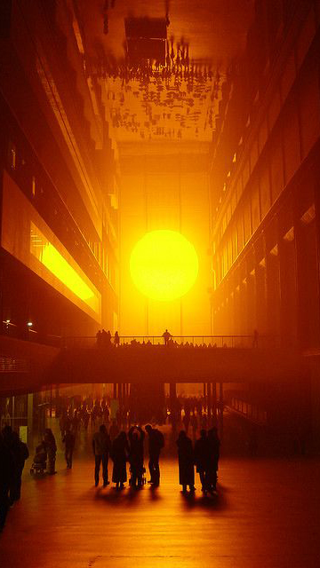 Tate Modern Turbine Hall with an Artificial Sun