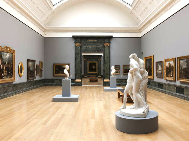 Light filled galleries of the Tate Britain